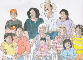 Indigenous family