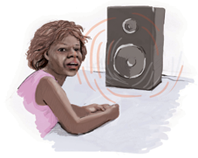 noisy speakers